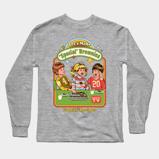 Let's Make Brownies Long Sleeve T-Shirt by Steven Rhodes